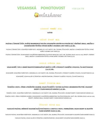 Sluníčko na talíří i na podzim 🙂 18.-21.11. 2025 10-15 #veganobed #veganlifestyle #znojmo #mlaskavec